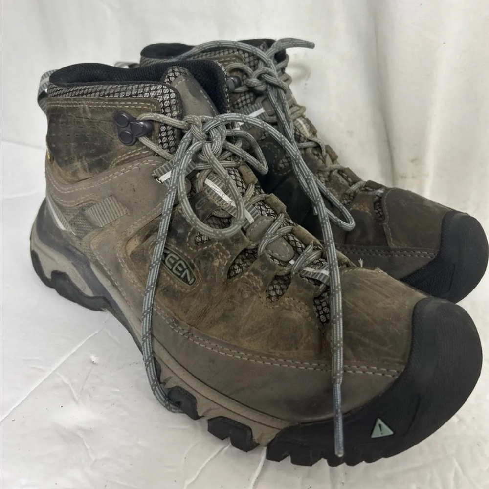 Keen Targhee III Mid Womens 9 Hiking Boots Shoe Waterproof Trail Ankle 1023040
